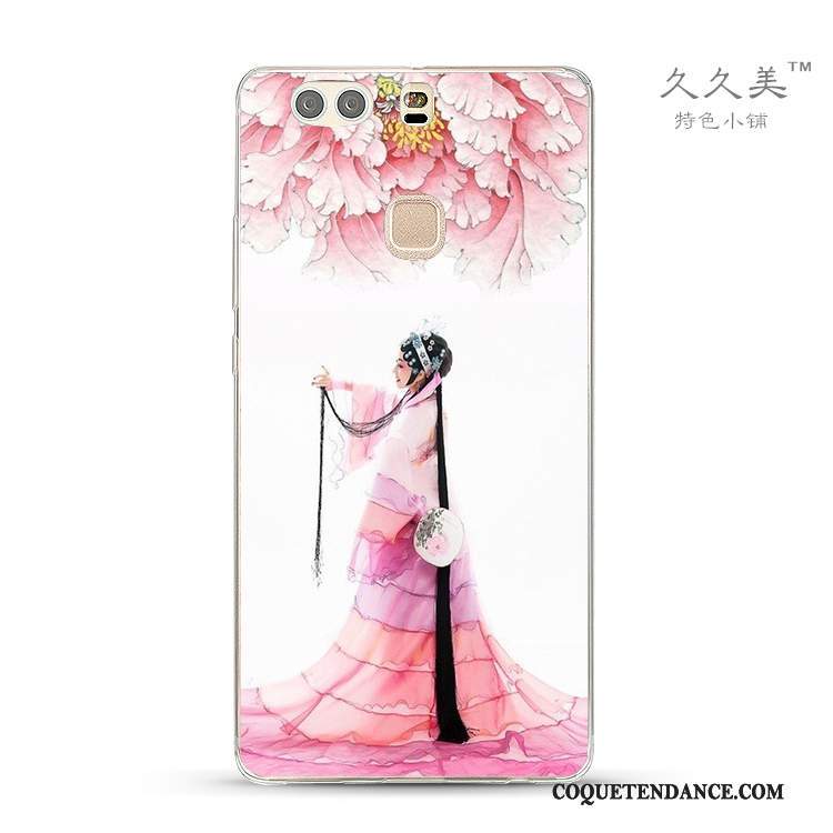 Huawei G9 Lite Coque Hua Dan De Téléphone Protection Style Chinois Étui