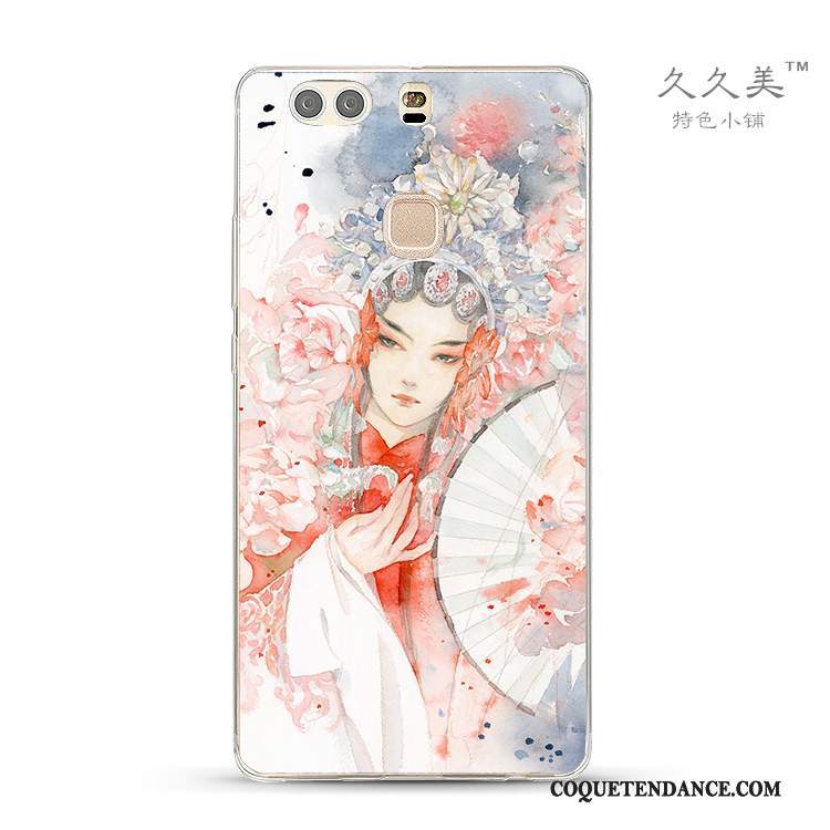 Huawei G9 Lite Coque Hua Dan De Téléphone Protection Style Chinois Étui
