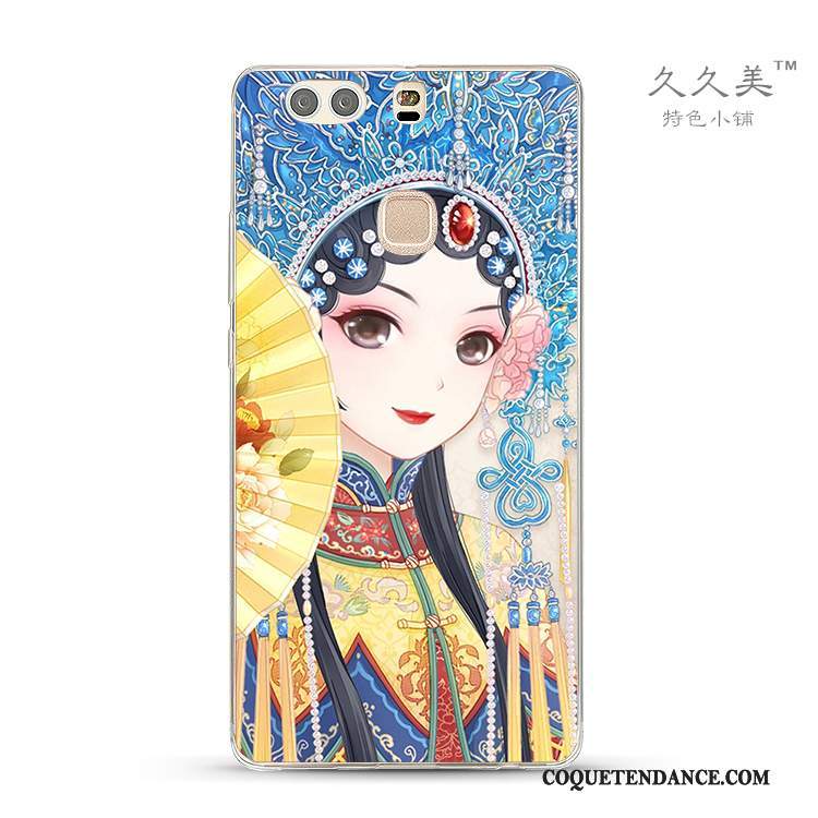 Huawei G9 Lite Coque Hua Dan De Téléphone Protection Style Chinois Étui