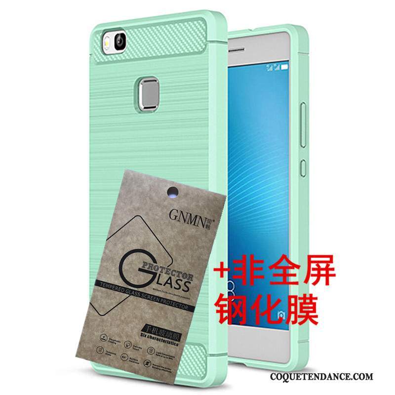 Huawei G9 Lite Coque Silicone Étui Vert Protection