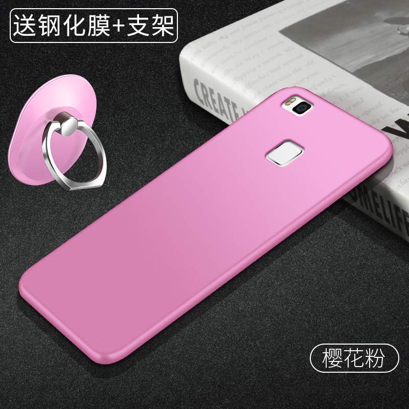 Huawei G9 Lite Coque Tout Compris Rouge Étui Incassable Simple