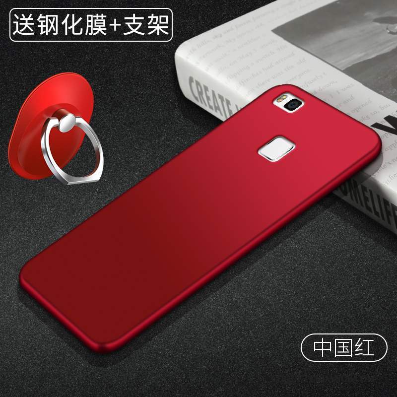 Huawei G9 Lite Coque Tout Compris Rouge Étui Incassable Simple