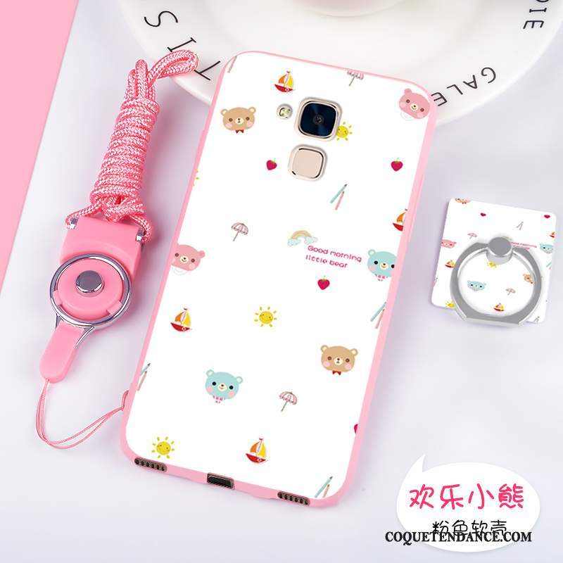 Huawei G9 Plus Coque De Téléphone Protection Fluide Doux Dessin Animé Rose