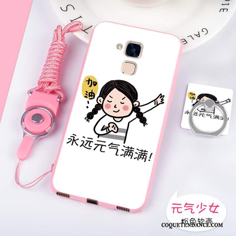Huawei G9 Plus Coque De Téléphone Protection Fluide Doux Dessin Animé Rose