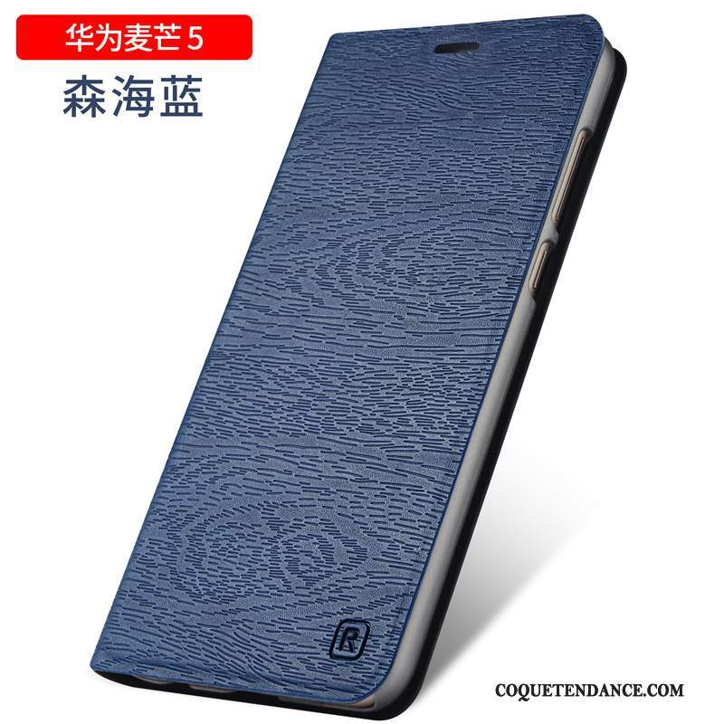 Huawei G9 Plus Coque De Téléphone Protection Étui Housse Bleu