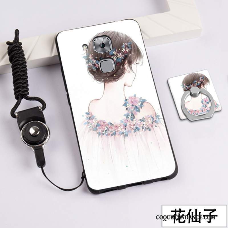 Huawei G9 Plus Coque De Téléphone Rose Personnalité Incassable Ornements Suspendus