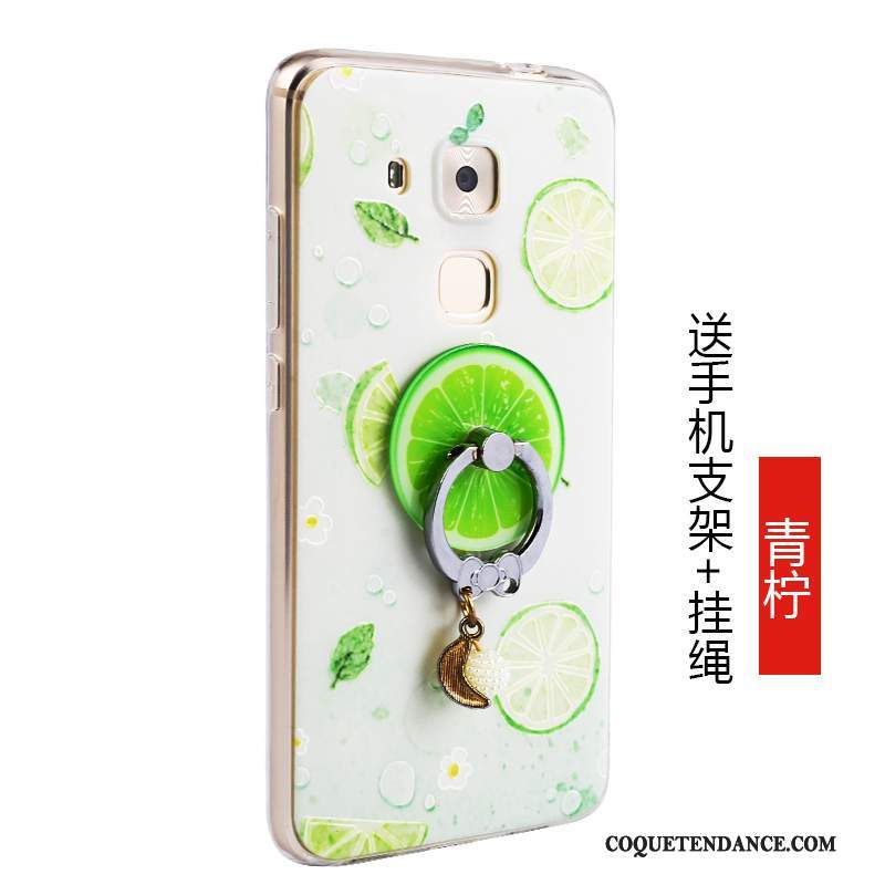 Huawei G9 Plus Coque De Téléphone Vert Incassable Silicone Protection