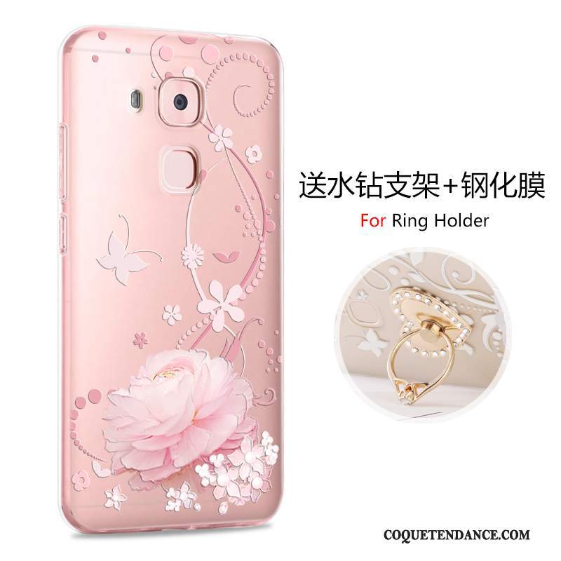 Huawei G9 Plus Coque Fluide Doux Protection Silicone Or De Téléphone