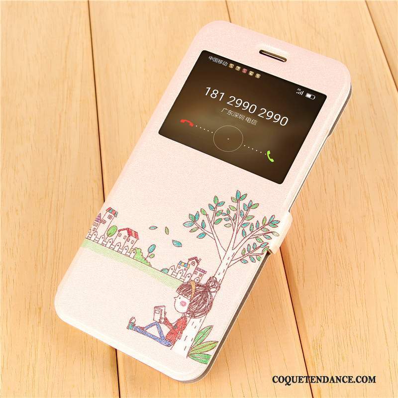 Huawei G9 Plus Coque Incassable De Téléphone Étui En Cuir Violet