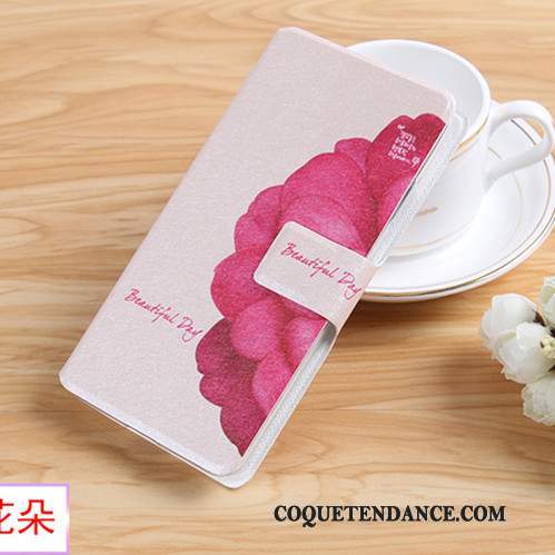 Huawei G9 Plus Coque Protection Étui De Téléphone Étui En Cuir Rose