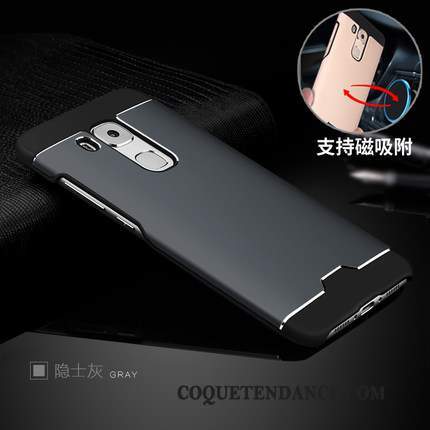 Huawei G9 Plus Coque Refroidissement Métal Magnétisme Délavé En Daim