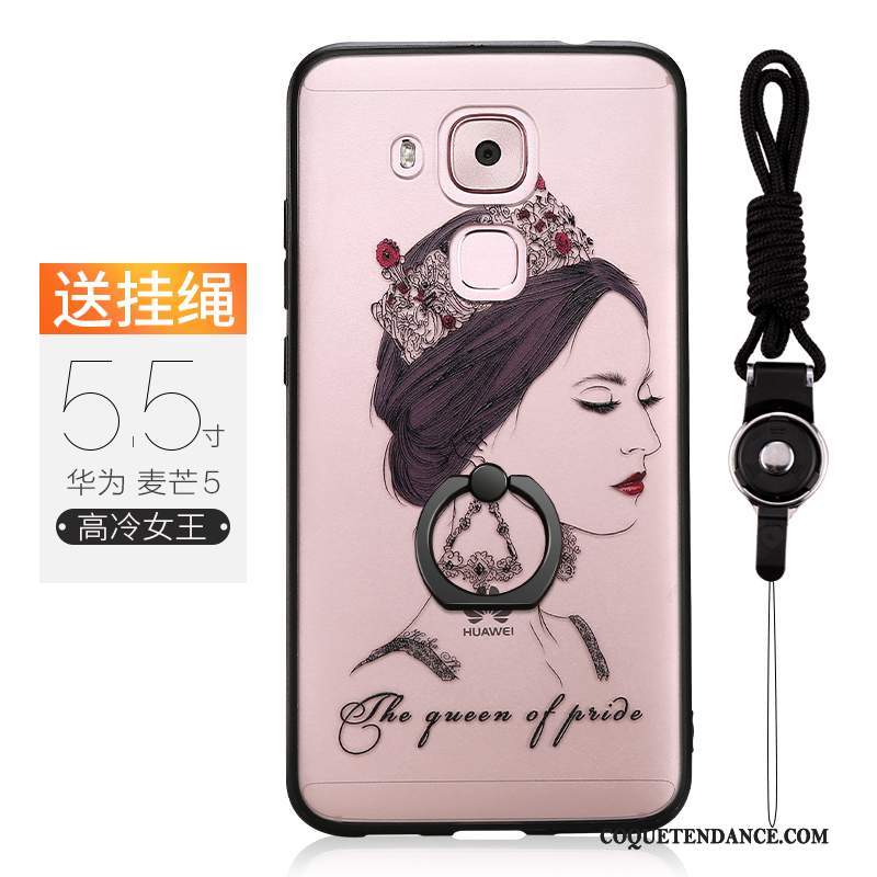 Huawei G9 Plus Coque Rose Tout Compris Étui Incassable Protection