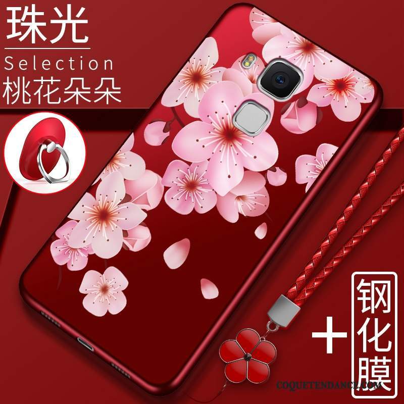 Huawei G9 Plus Coque Rouge Fluide Doux Étui Silicone De Téléphone