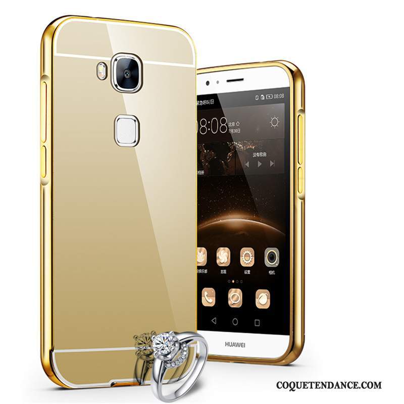 Huawei G9 Plus Coque Tendance Difficile Étui Foncé Métal