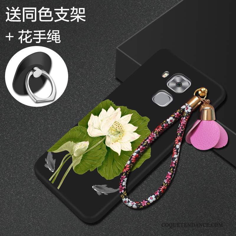 Huawei G9 Plus Coque Tout Compris Protection Rouge Silicone Fluide Doux