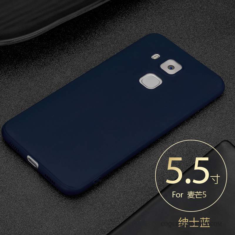 Huawei G9 Plus Coque Très Mince Noir Silicone Délavé En Daim Étui
