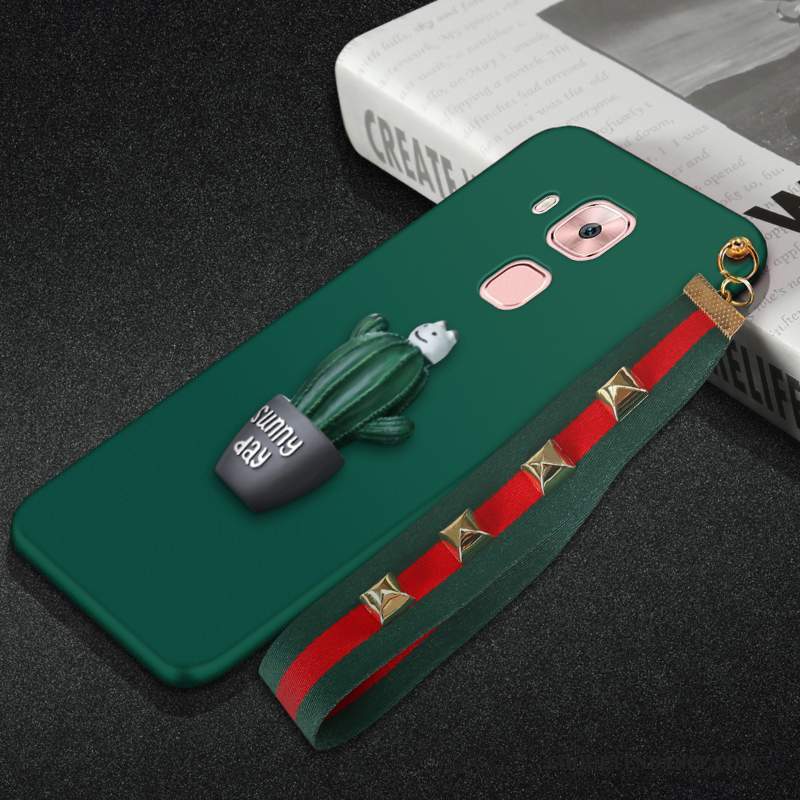 Huawei G9 Plus Coque Vert Foncé De Téléphone Créatif Tendance Étui