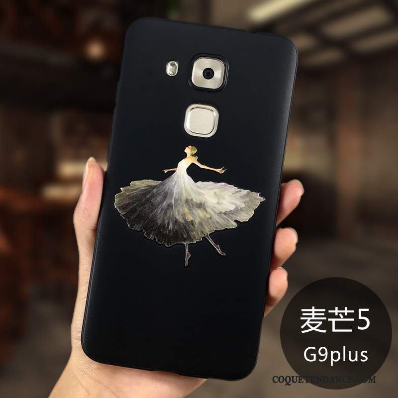 Huawei G9 Plus Coque Étui Délavé En Daim Incassable Silicone De Téléphone