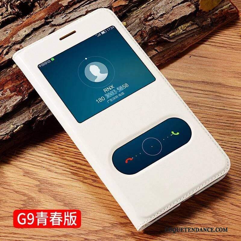 Huawei G9 Plus Coque Étui En Cuir Clamshell De Téléphone Protection Incassable