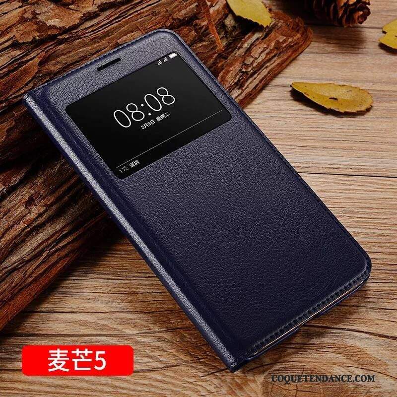 Huawei G9 Plus Coque Étui En Cuir Clamshell De Téléphone Protection Incassable
