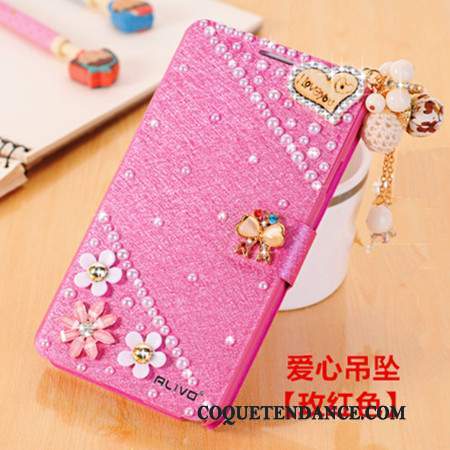 Huawei G9 Plus Coque Étui En Cuir Tendance Incassable Protection Strass