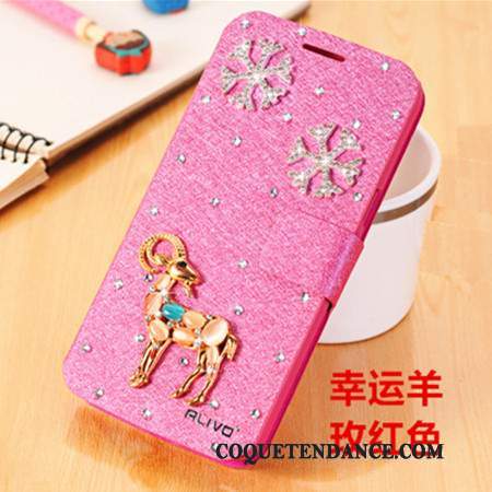 Huawei G9 Plus Coque Étui En Cuir Tendance Incassable Protection Strass