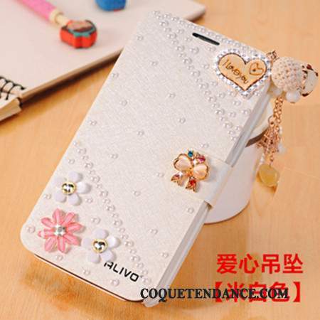 Huawei G9 Plus Coque Étui En Cuir Tendance Incassable Protection Strass