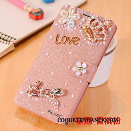 Huawei G9 Plus Coque Étui En Cuir Tendance Incassable Protection Strass