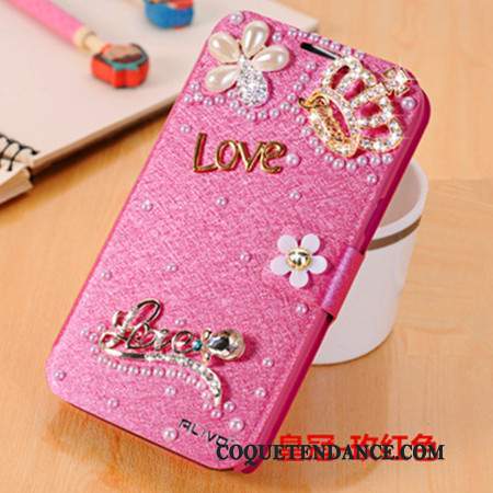 Huawei G9 Plus Coque Étui En Cuir Tendance Incassable Protection Strass