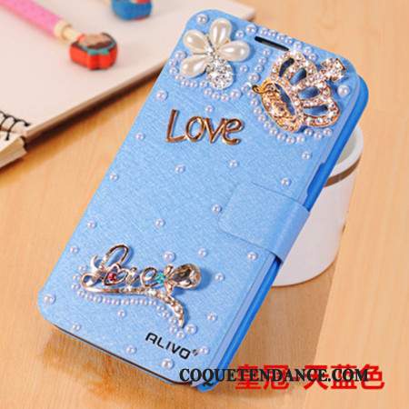 Huawei G9 Plus Coque Étui En Cuir Tendance Incassable Protection Strass