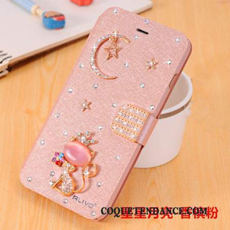 Huawei G9 Plus Coque Étui En Cuir Tendance Incassable Protection Strass