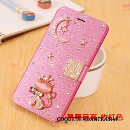 Huawei G9 Plus Coque Étui En Cuir Tendance Incassable Protection Strass