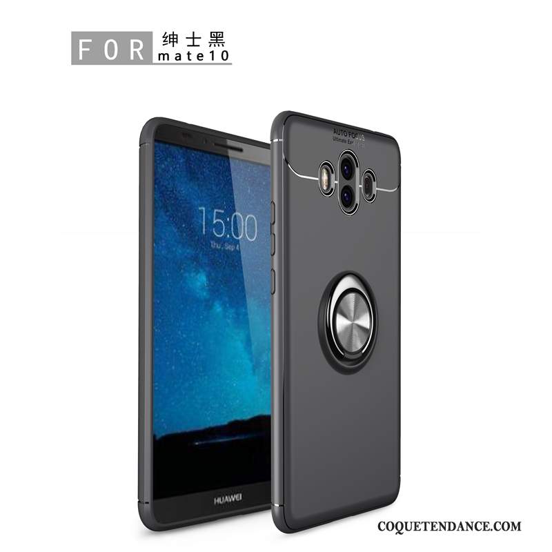 Huawei Mate 10 Coque De Téléphone Silicone Protection Noir Incassable