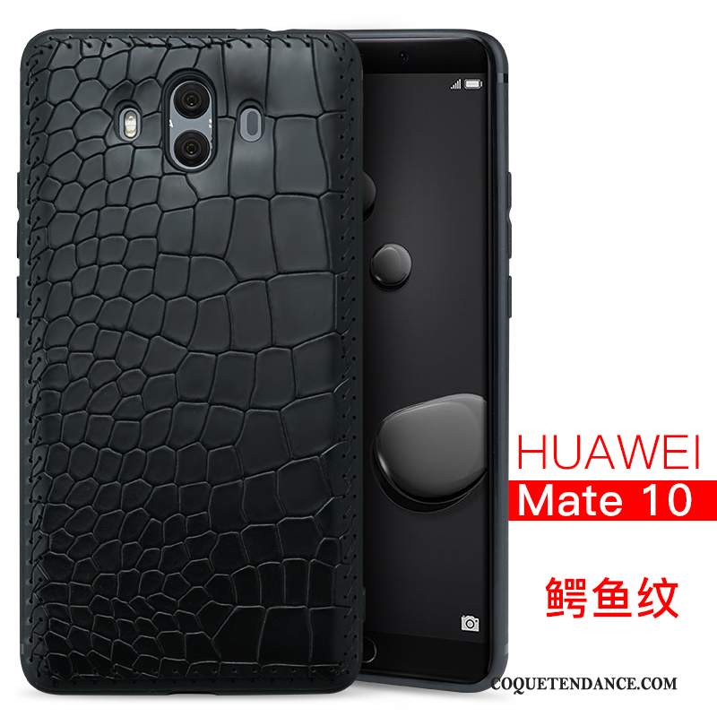 Huawei Mate 10 Coque De Téléphone Tout Compris Incassable Noir Qualité