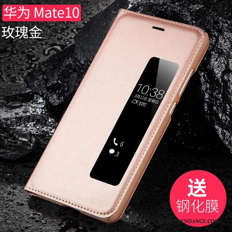 Huawei Mate 10 Coque Housse Incassable Bleu Protection Étui