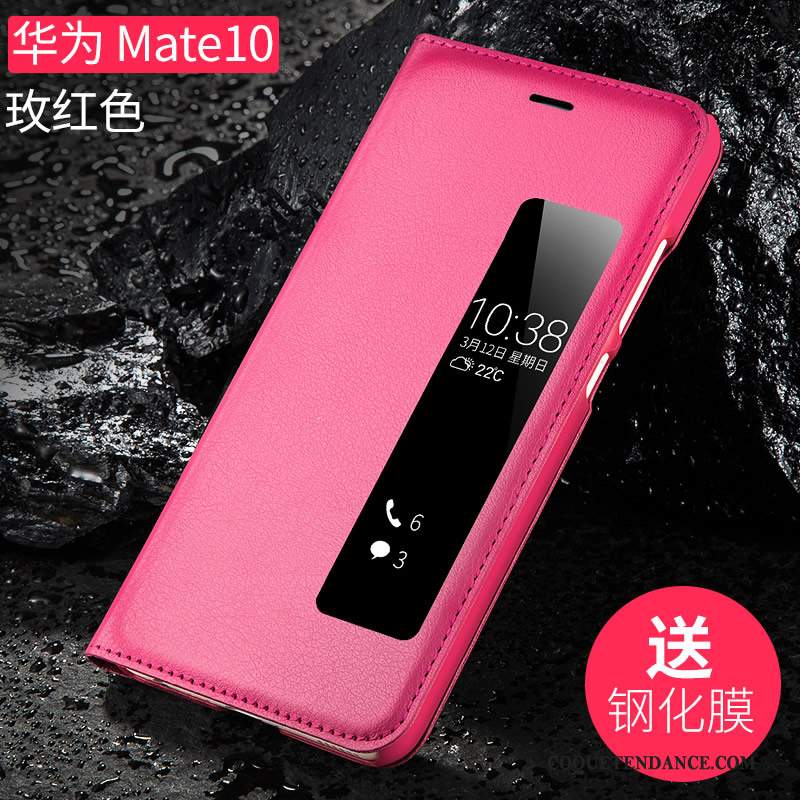 Huawei Mate 10 Coque Housse Incassable Bleu Protection Étui