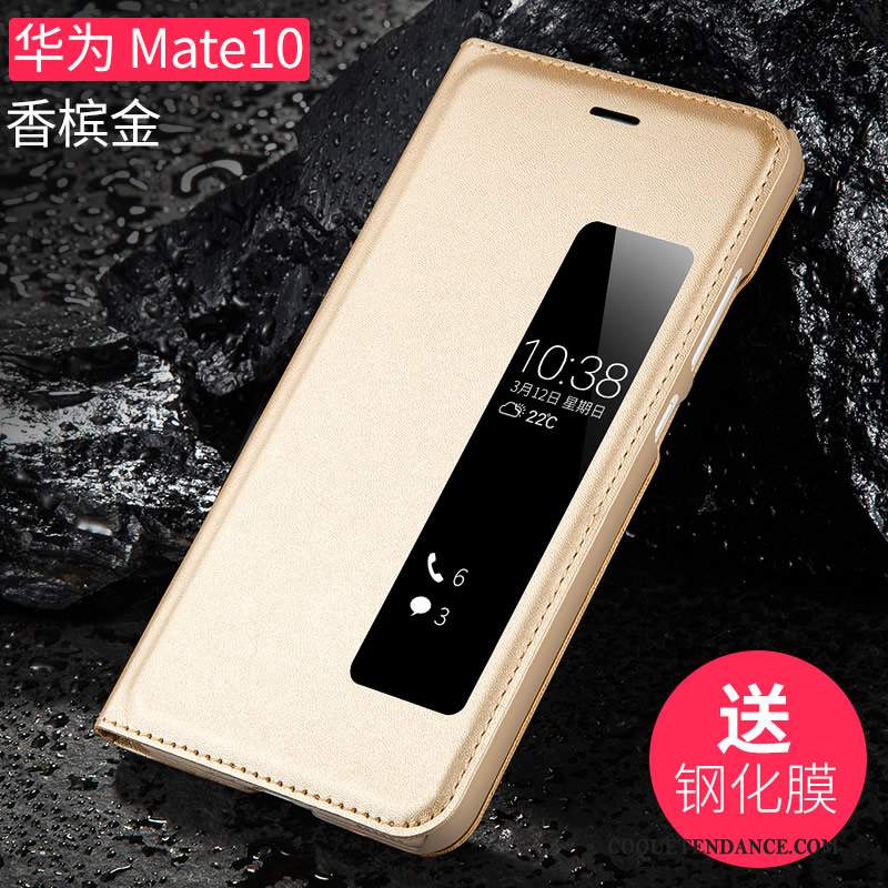 Huawei Mate 10 Coque Housse Incassable Bleu Protection Étui