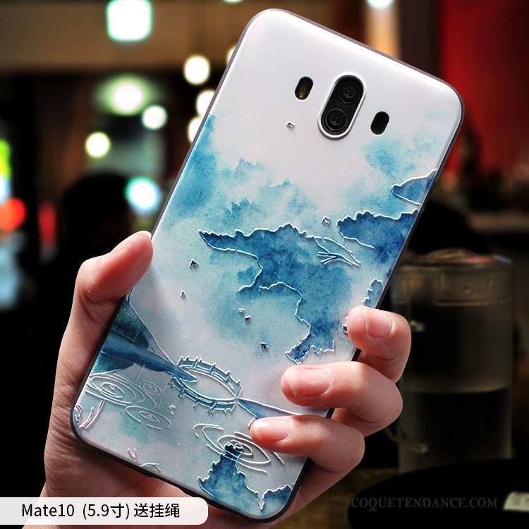 Huawei Mate 10 Coque Incassable De Téléphone Créatif Vert Personnalité