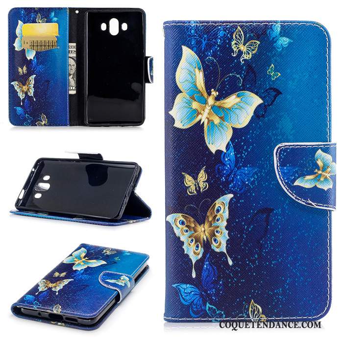 Huawei Mate 10 Coque Multicolore Étui En Cuir Incassable Fluide Doux Bordure