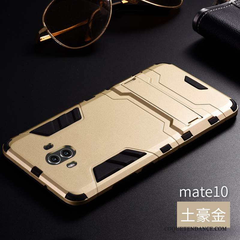 Huawei Mate 10 Coque Métal Protection Étui Border Gris