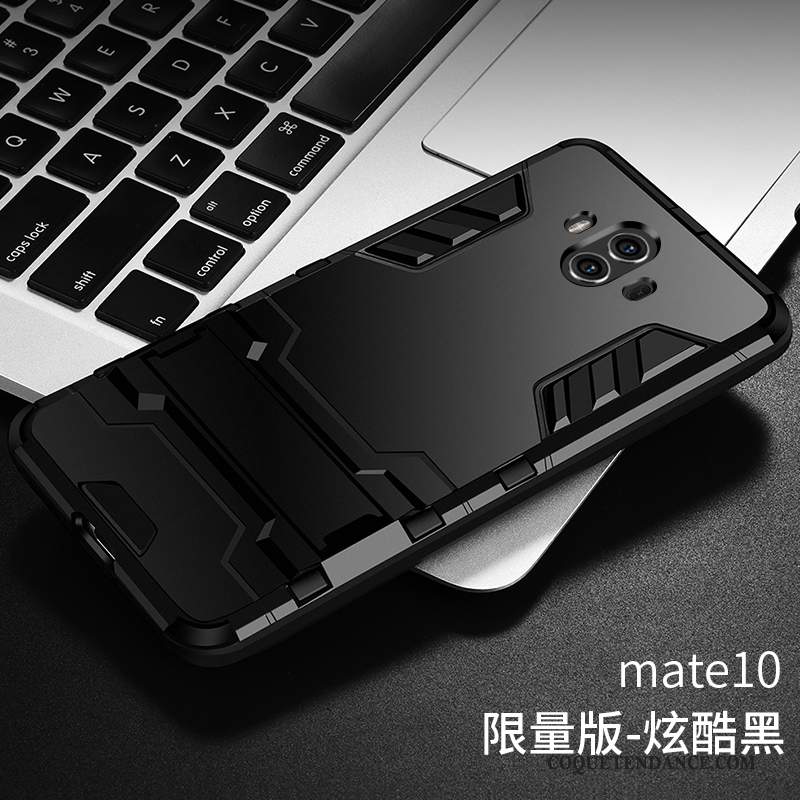 Huawei Mate 10 Coque Métal Protection Étui Border Gris