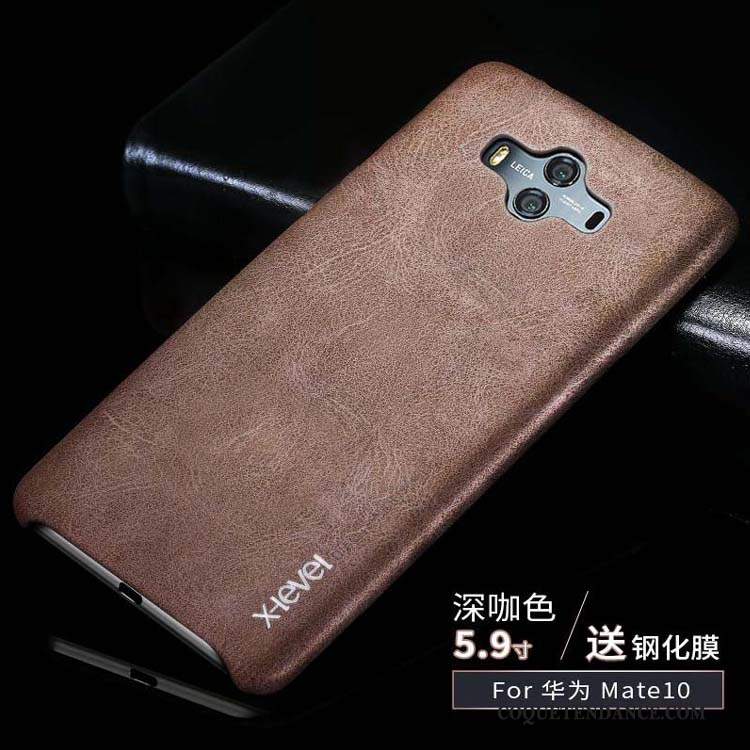 Huawei Mate 10 Coque Noir Protection Incassable Étui