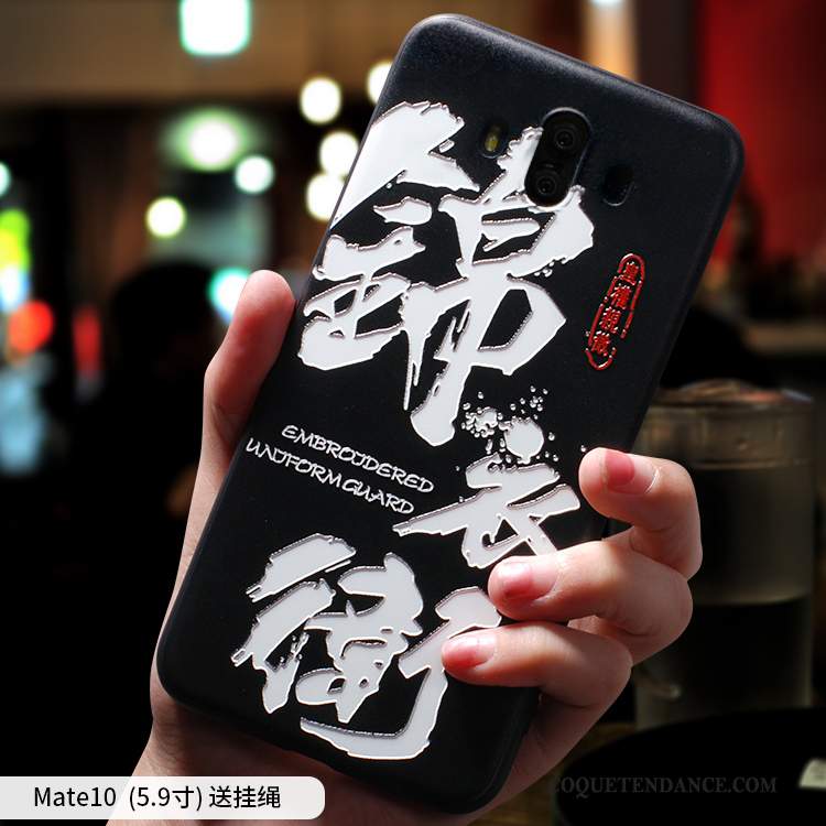 Huawei Mate 10 Coque Ornements Suspendus Tendance Silicone Amoureux Incassable