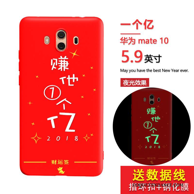 Huawei Mate 10 Coque Personnalité Silicone Lumineuses De Téléphone Étui