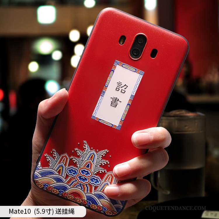 Huawei Mate 10 Coque Silicone Tendance Personnalité Incassable Amoureux