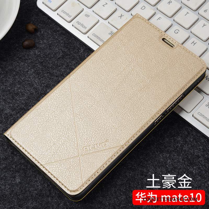 Huawei Mate 10 Coque Tendance Étui En Cuir De Téléphone Incassable Protection