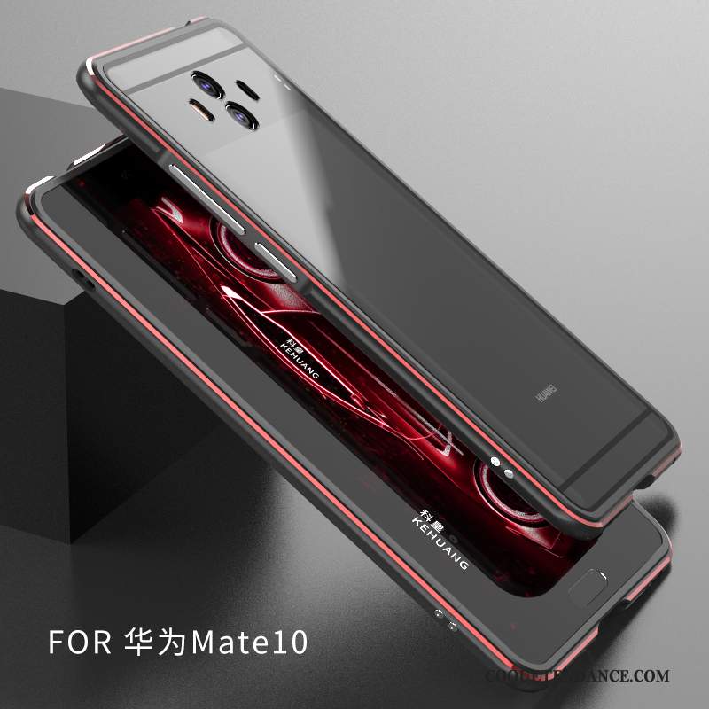 Huawei Mate 10 Coque Tout Compris Border Rouge Incassable Protection