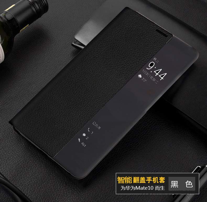 Huawei Mate 10 Coque Tout Compris Étui En Cuir Protection De Téléphone Clamshell