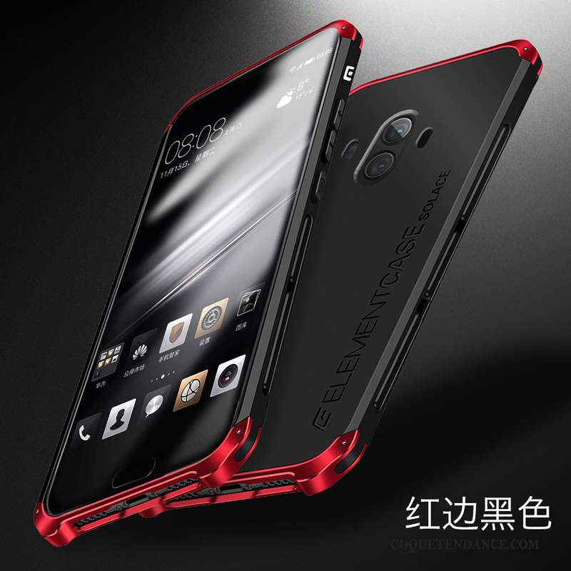 Huawei Mate 10 Coque Étui Protection De Téléphone Rouge Métal