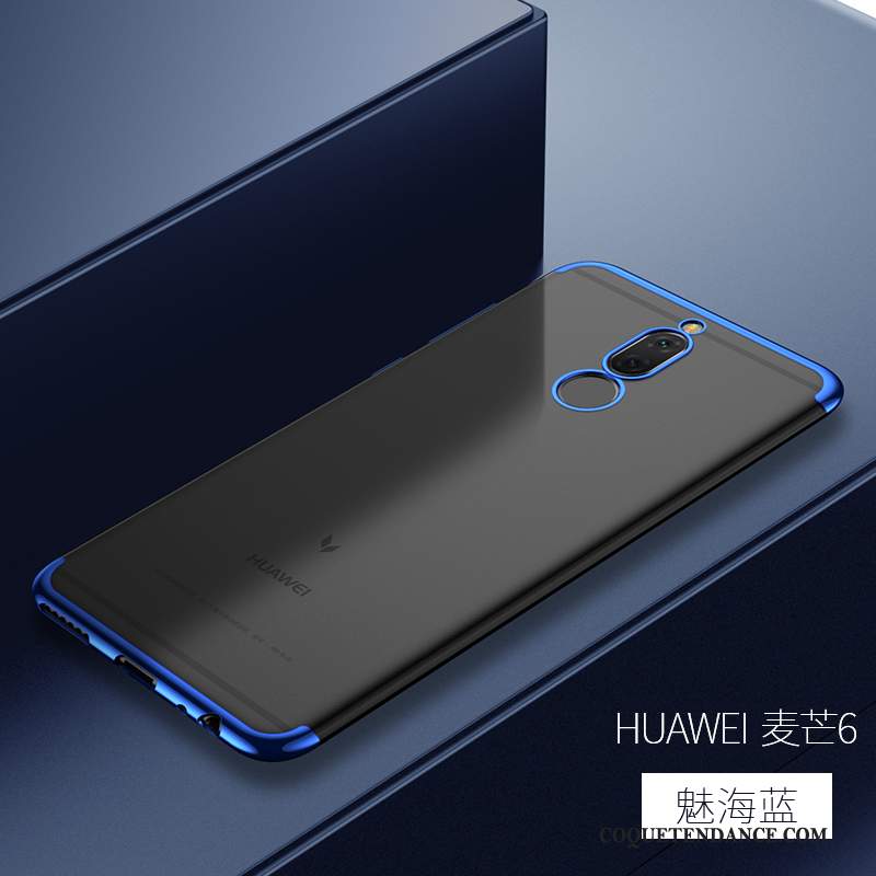 Huawei Mate 10 Lite Coque Bleu De Téléphone Tout Compris Fluide Doux Étui
